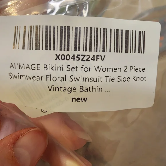 Womens High Waisted Bikini Set Tummy Control 2 Piece Bathing Suit - Picture 12 of 13